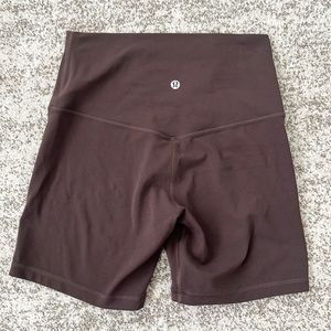 lululemon Align High-Rise Brown Short 6"